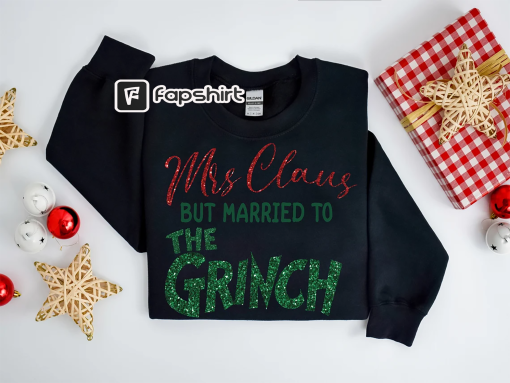 Mrs. Claus But Married Sweatshirt, Mrs Claus Shirt, Ugly Christmas Sweatshirt, Funny Couple Sweats, Christmas Movie Hoodie, Christmas Gift