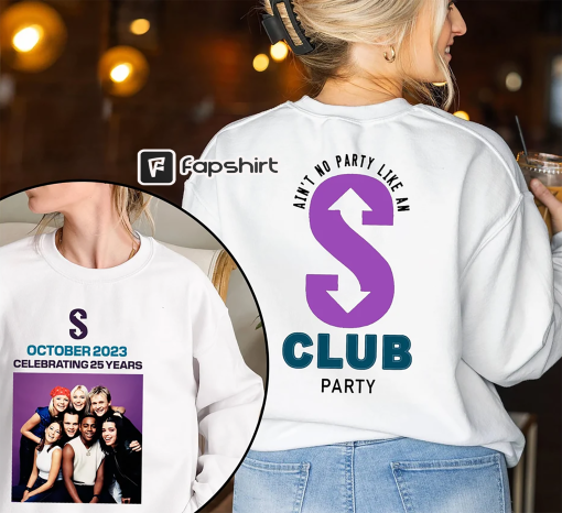 Vintage S Club 7 T-Shirt, Sweatshirt, Hoodie, 2023 UK Tour Shirt, Adults & Kids 90’s Pop Music Fan T-Shirt, Top Tour T-shirt, Gift for fan