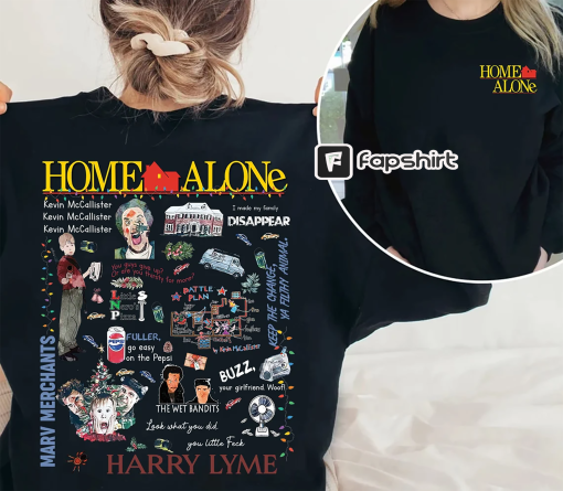 The Home Alone 2 Side Sweatshirt, Home Alone Quote Shirt, 90s Christmas Movie, Home Alone Fan, Macaulay Culkin Shirt, Funny Christmas Tee