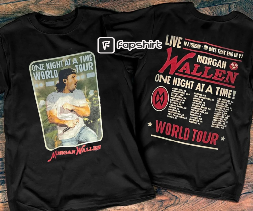 Morgan Wallen One Night At A Time Tour 2023 Shirt, Shirt for Men and Women, Gift Shirt on Halloween, Christmas, Anniveasary