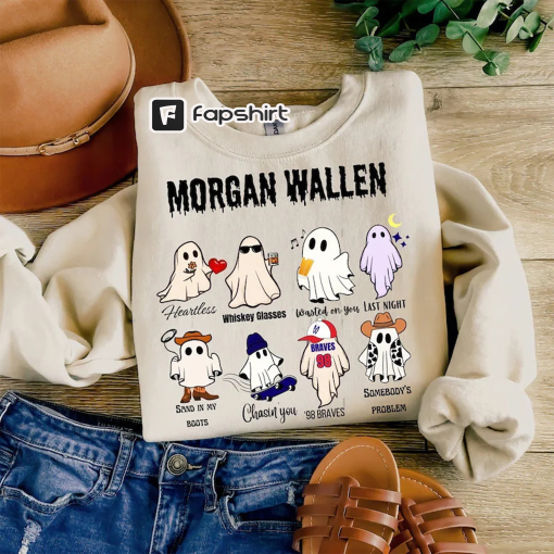 Morgan Wallen Sweatshirt, Halloween Wallen Ghost, Wallen Merch, Halloween Gift, Fall Shirt Sweatshirt