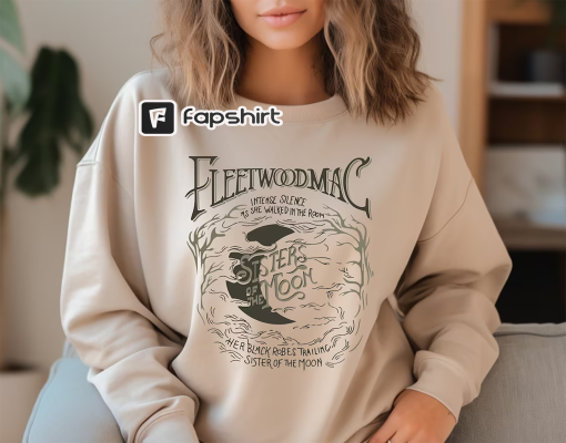 Vintage Fleetwood Mac Shirt, Sisters Of The Moon T-Shirt, Fleetwood Mac Sweatshirt, Music Rock Band Shirt