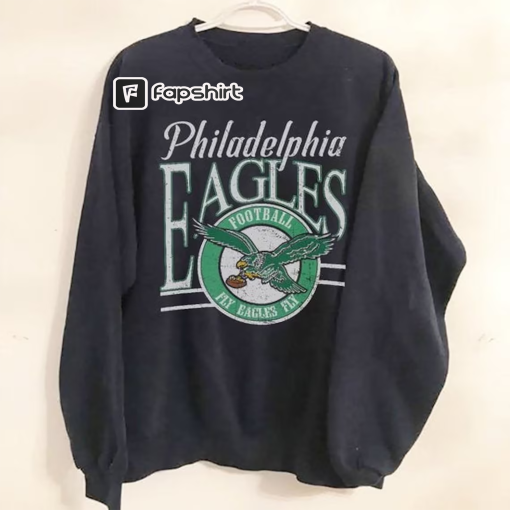 Vintage Philadelphia Eagles Football Sweatshirt, Retro NFL Mens Womens Shirt tee, Gift For Football