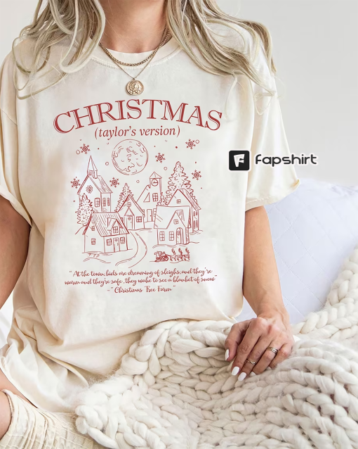 Taylor Christmas Taylor’s Version Shirt, Christmas tree farm shirt Merry Christmas Funny Shirt Taylor Shirt Holiday Tee Music Lover Gift