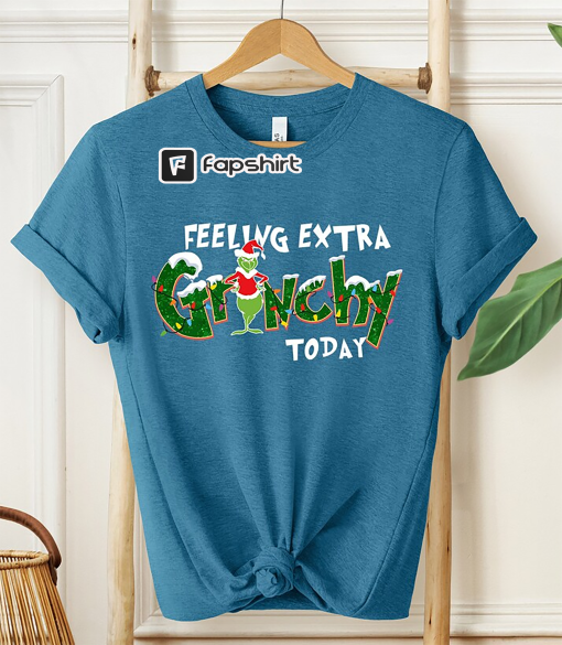 Feeling Extra Grinchy Today Christmas Sweatshirt, Grinch Sweatshirt, Christmas Hoodie, Family Christmas Sweatshirt, Funny Grinch Sweatshirt