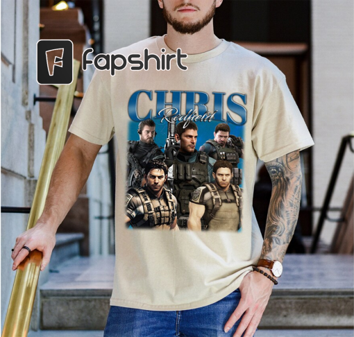 Chris Redfield Shirt, Chris Redfield Vintage, Chris Redfield T-Shirt, Chris Redfield Tees, Chris Redfield Unisex, Chris Redfield Merch