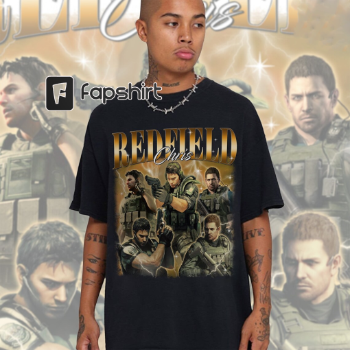 Chris Redfield Vintage Shirt | Homage Chris Redfield Shirt | Resident Evil 4 Shirt | RE4 Shirt | Video Game Shirt | Chris Redfield Fan Gift