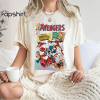 Mickey Mouse & Friends Custom Marvel Avengers Comics Book Tshirt, WDW Magic Kingdom, gift for him, matching couble