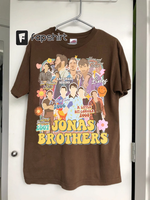 Brothers Band Vintage Tee, Jonas Brothers Tour Shirt, Concert 2023 Retro Unisex Gift, Jonas Retro 90’s Sweater, Jonas Brothers Graphic Tee