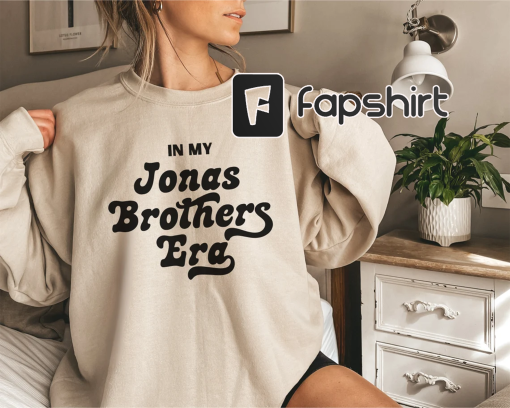 In My Jonas Brothers Era Music Concert Sweatshirt, Jonas Brothers Fan Gift Jonas Brothers Tour 2023, Retro Jonas Brothers Tour Merch