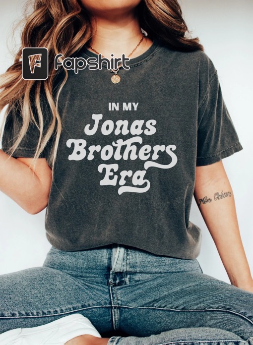 In My Jonas Brothers Era Music Concert Sweatshirt, Jonas Brothers Fan Gift Jonas Brothers Tour 2023, Retro Jonas Brothers Tour Merch