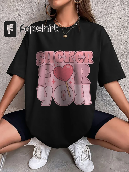 Sucker Shirt | Gift For Valentine | Funny T-Shirt With Rooster And Lollipop | Mens Clothing | Jonas Brothers Tour Shirt