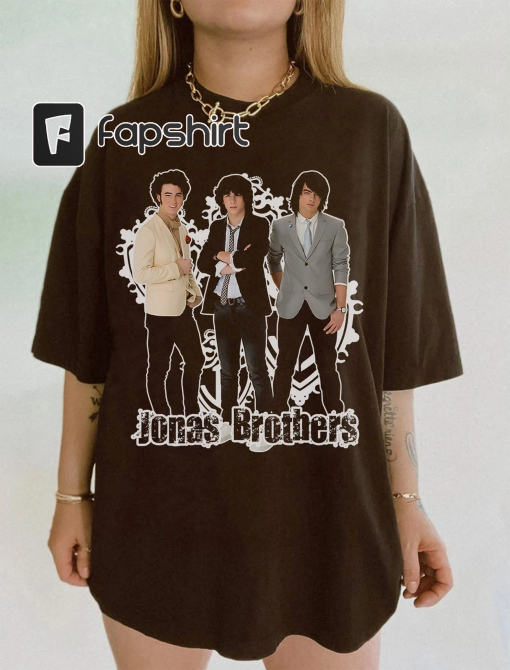 Jonas Brothers Vintage T-Shirt, Jonas Five Albums One Night Tour Shirt, Jonas Brothers 2023 Tour Shirt, Jonas 90’s Tee, Comfort Colors Shirt