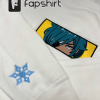 Genshin Impact Neuvillette’s Face Boxed Embroidered Crewneck + Sleeve