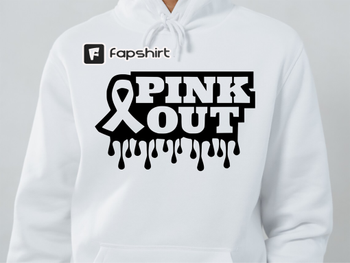 Pink Out Drip Breast Cancer shirt