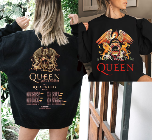 Queen Adam Lambert The Rhapsody Tour 2023 T-Shirt, Queen Rock band Tour 2023 T-Shirt, Queen Band T-Shirt, Queen Band T-shirt