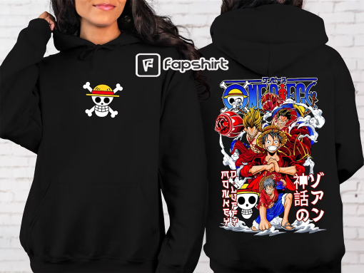 One Piece Hoodie, Cotton Sweatshirt, One Piece Sweater, Anime Sweatshirt,  Sweater, Anime Hoodie, Cotton Hoodie