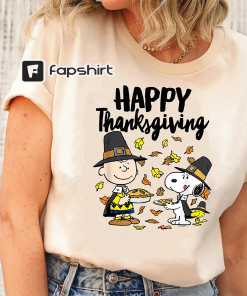 Snoopy Thanksgiving Shirt, Snoopy Shirt, Cartoon Dog…