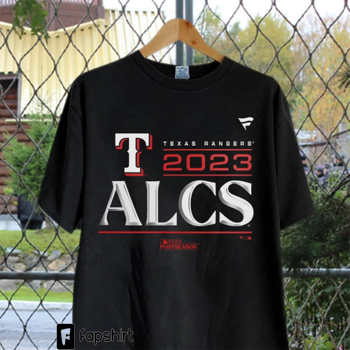 Texas Rangers 2023 ALCS Shirt, Texas Rangers 2023 Alcs Locker Room T-Shirt