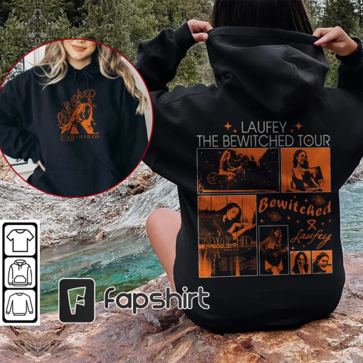 Laufey The Bewitched Tour 2023 Music Shirt 2 Sides, Vintage 90s Y2K Sweatshirt, Laufey Concert Tickets Unisex Gift Hoodie 1110M MLUD