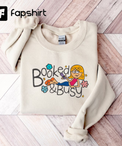 Booked & Busy Lizzie Embroidered Sweatshirt |…