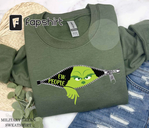 Ew People The Grinch Shirt, Grinch Smiling Face, Christmas Shirt Gift For Family Xmas, Christmas Grinch Shirt, Grinch Shirt, Husband Grinch