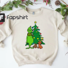 Grinch Christmas Funny Sweatshirt, Grinch Christmas Sweatshirt, Christmas Sweatshirt, Grinchmas Sweatshirt, Christmas Vibes, Funny Christmas