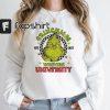 Funny Grinch Christmas Sweatshirt, Grinchmas Sweatshirt, Xmas Holiday Sweatshirt, Christmas Tree Sweatshirt, Grinch Lovers Christmas Gift