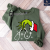 That’s It I’m Not Going 2 Sided Sweatshirt, Funny Grin Shirt, Christmas On Back, Grin Christmas Shirts, Grnchmas Crewneck, Cute Xmas Tee