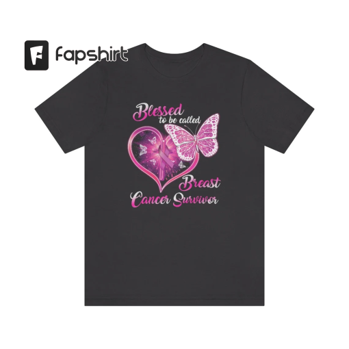 Blessed To Be Called Breast Cancer Survivor, Breast Cancer Survivor Shirt, Cute Breast Cancer Survivor Tee, Cancer Survivor Tshirt