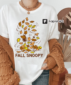 Snoopy Shirt, Fall Snoopy Shirt, Cartoon Dog…