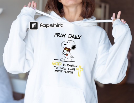 Pray Daily Snoopy Shirts