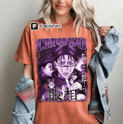 Vintage Choso Shirt, Choso Anime Shirt, Anime Manga Shirt