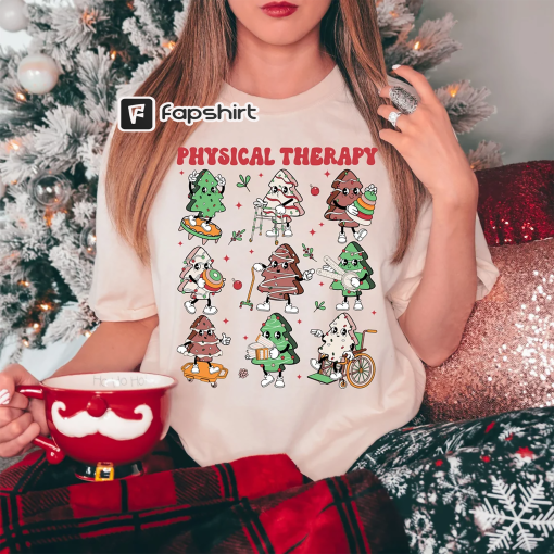 Physical Therapy Christmas Shirt, Merry Physical Therapist, Xmas Physical Therapy Sweatshirt, PTA PT DPT Xmas, Pt Gift, Pt Christmas Cake