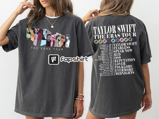 The Eras Tour 2 Sides Shirt, Eras Tour 2023 T-Shirt, Midnights Album Shirt, Eras Tour Outfit, Swiftie Shirt, Taylor The Eras Shirt