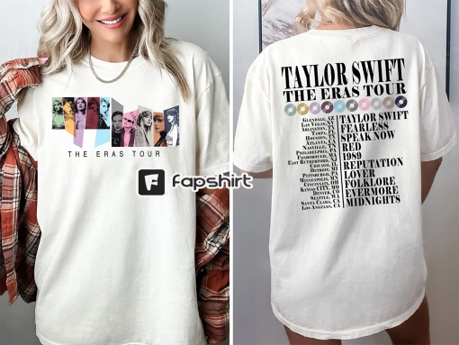 The Eras Tour 2 Sides Shirt, Eras Tour 2023 T-Shirt, Midnights Album Shirt, Eras Tour Outfit, Swiftie Shirt, Taylor The Eras Shirt