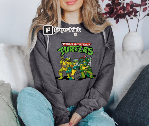 Ninja Turtle Sweatshirt, Teenage Mutant Ninja Turtles Shirt, Ninja Turtles 90s Shirt, , Ninja Turtle Movie Sweater, Funny Ninja T-Shirt