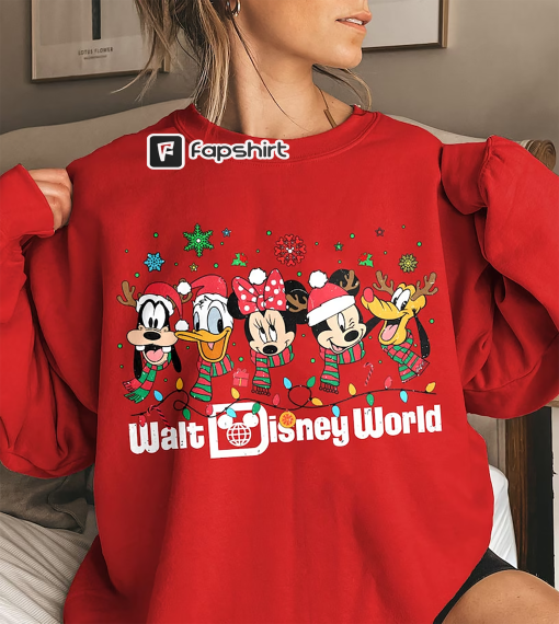 Vintage Disney Christmas Shirts, Mickey’s Very Merry Christmas Party 2023 Shirt, Magic Kingdom Christmas Shirt, Disney Christmas Holiday Tee