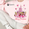 Vintage Mickey’s Very Merry Christmas Party 2023 Sweatshirts, Disney Mickey and Friends Christmas Sweatshirt, Disney Christmas Pink Tree Tee