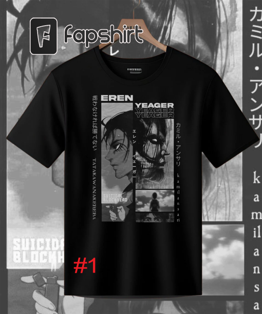 Aot otaku anime Unisex Aot grafitty fight Softstyle anime time happy titan scared T-Shirt Anime Inspired Painting Japanese Style T-Shirt,