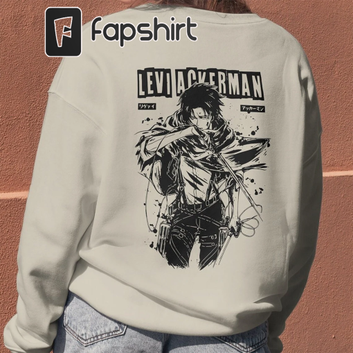 Levi Ackerman Shirt, Levi Ackerman Sweatshirt, Attack on Titan Shirt, Japanese Anime Shirt, Anime Shirt, Levi Ackerman, Anime Sweatshirt