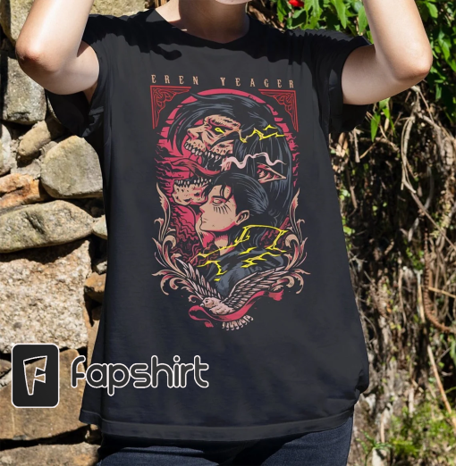 Eren Yeager Shirt, Eren Yeager Tshirt, Anime Shirt, Attack on Titan Shirt, Attack Titan Shirt, Japanese Anime Shirt, Otaku Shirt