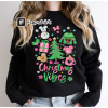 Disney Mickey Mouse And Friends Christmas Pink Tree T-Shirt, Pink Christmas Shirt, Christmas Friends Tee, Pink Christmas Tree Sweater