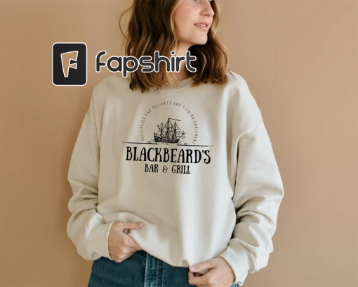 Black Beard’s Bar and Grill Sweatshirt, Our Flag Means Death Est 1717 Sweatshirt, LGBT Sweatshirt, Gentleman Pirate Sweatshirt, Edward Tee