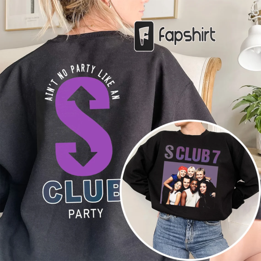 Retro Vintage S Club 7 T-Shirt 2023 UK Tour Shirt Adults & Kids 90’s Pop Music Fan Tee Shirt Top Tour T-shirt, Unisex T-Shirt