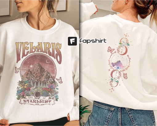 Velaris City Of Starlight ACOTAR Two-Sided Shirt, The Night Court Shirt, Court of Dreams, Rhysand, Cassian, Sarah J. Maas, Booklover Gift