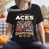 2023 WNBA Champions Las Vegas Aces Back 2 Back Shirt, A’ja Wilson Vintage Shirt, Las Vegas Aces Back To Back Tee