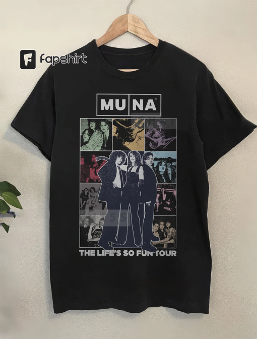 Muna The Life’s Som Fun tour Bleached Inspired, Muna Merch, Muna 2023 Graphic, 90s Sweatshirt, band music Gift for men women unisex tshirt