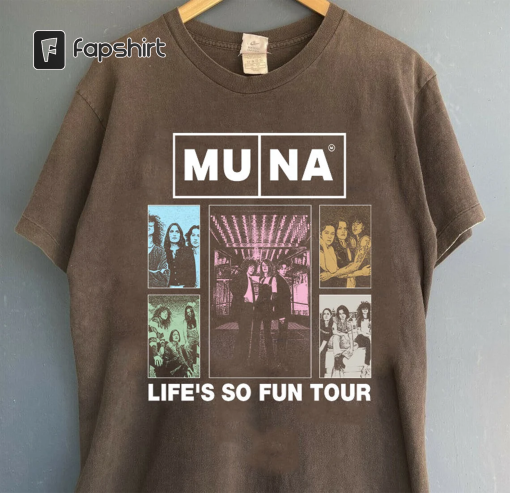 Muna Fan Concert Shirt 2023, Life’s So Fun, Retro 90s Muna Graphic Sweatshirt, Essential Muna Merch Fan Shirt, Gift for Men and Women