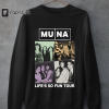 Muna Retro Life’s So Fun Concert 2023 T-Shirt, Unisex Muna Shirt, 90s Muna Merch, Graphic 90s Style Sweatshirt, Gift Band Music for Fans